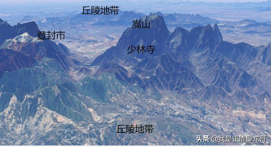 五岳名山地理位置图片