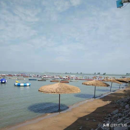 美丽的查干湖，白色圣洁的湖