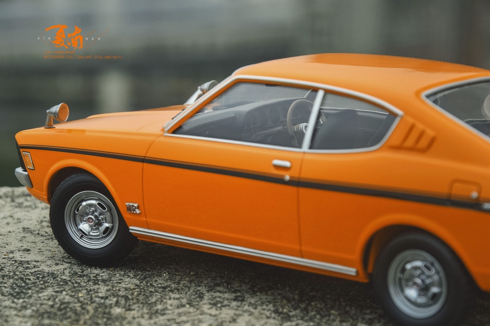 模玩秀：长谷川 1:24 三菱Colt Galant1971