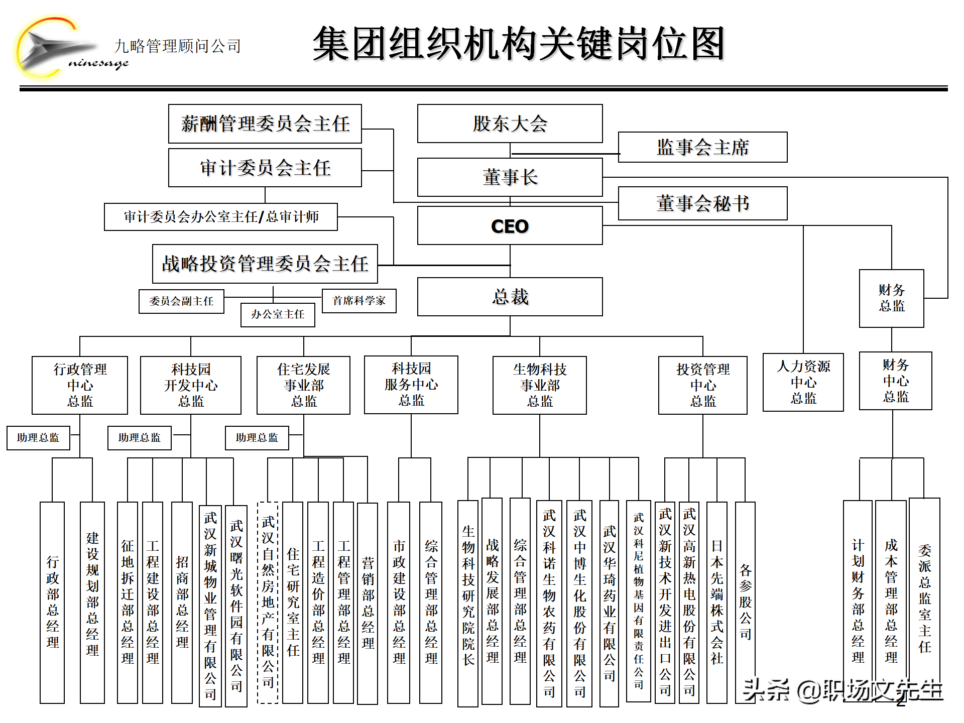 集团组织架构,集团组织架构图