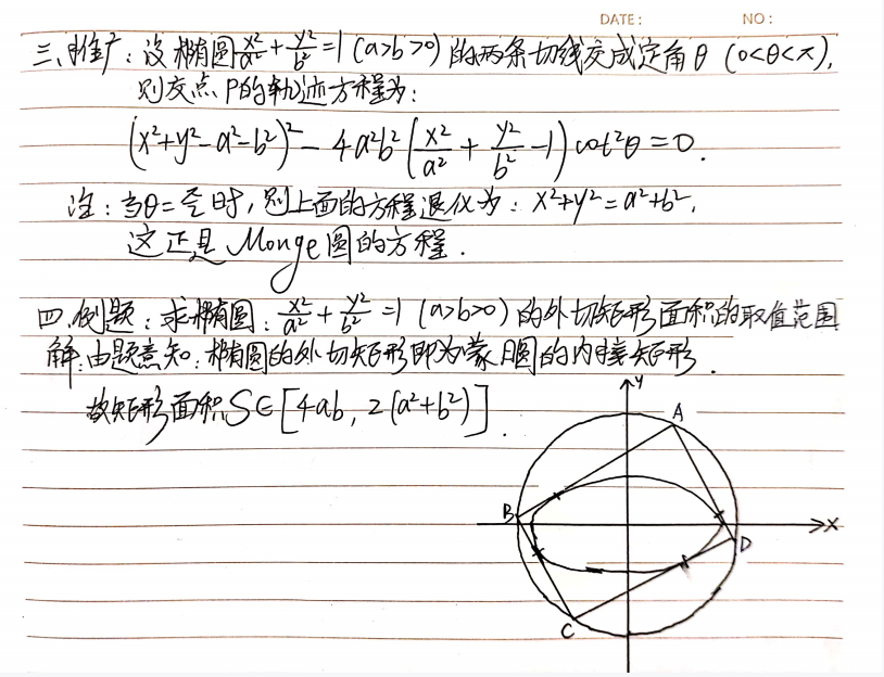 高中数学：学霸手写笔记，圆的必考考点讲义（详细解析）转给孩子