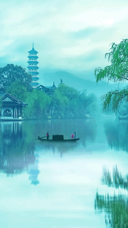 江南水乡如诗如画，小桥流水人家，烟雨朦胧中尽显诗意之美。