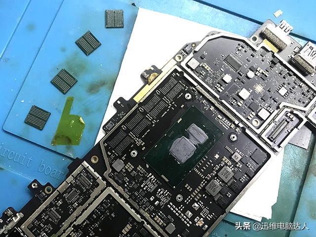 二修surface Pro5不认盘 蓝屏不进系统！大换血，比MacBook还难修