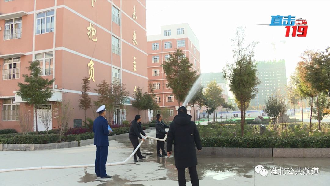淮北市烈山消防队：消防检查进校园 消防安全记心间