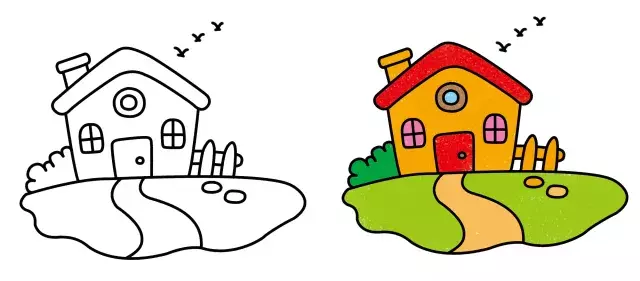 简笔画︱简笔画风景大全,简单易学,快快收藏起来!