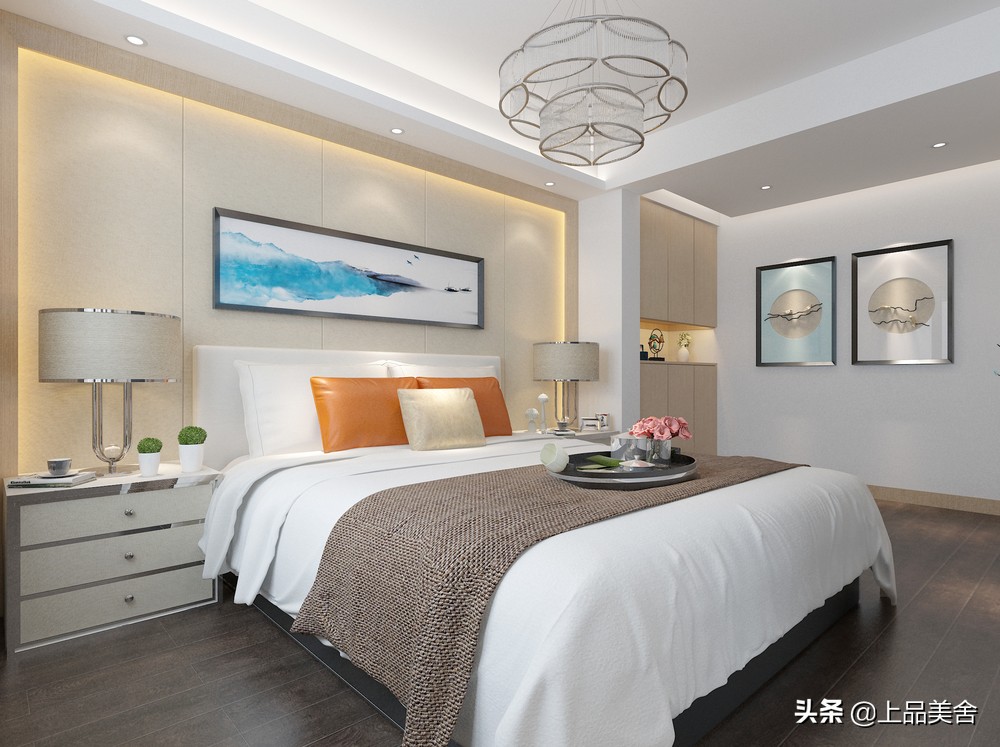 80平米中式风格，儿童房虽然小，这样设计功能性很齐全，露台很美