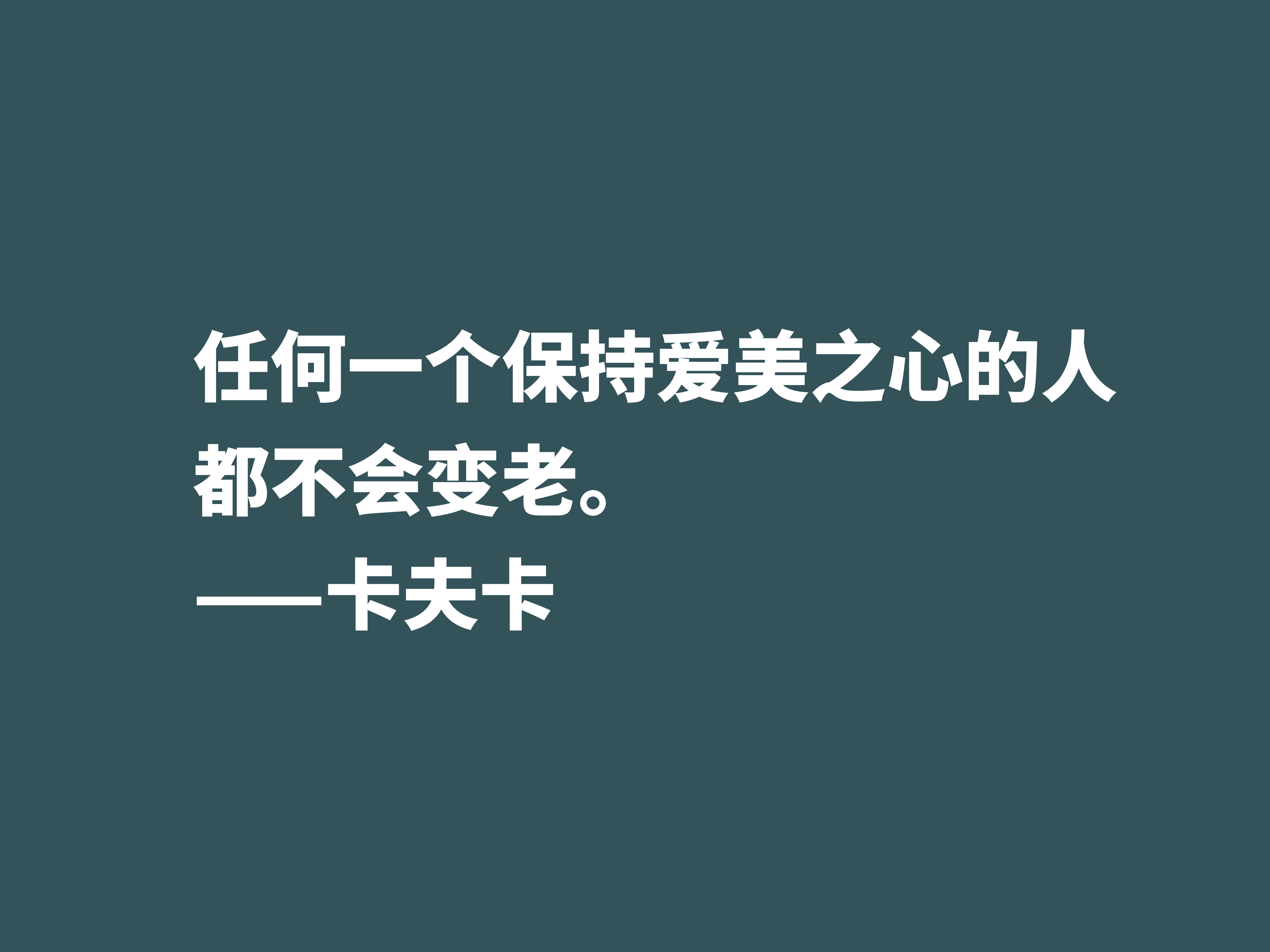 卡夫卡经典句子（欣赏卡夫卡十句格言走进作家的精神世界）