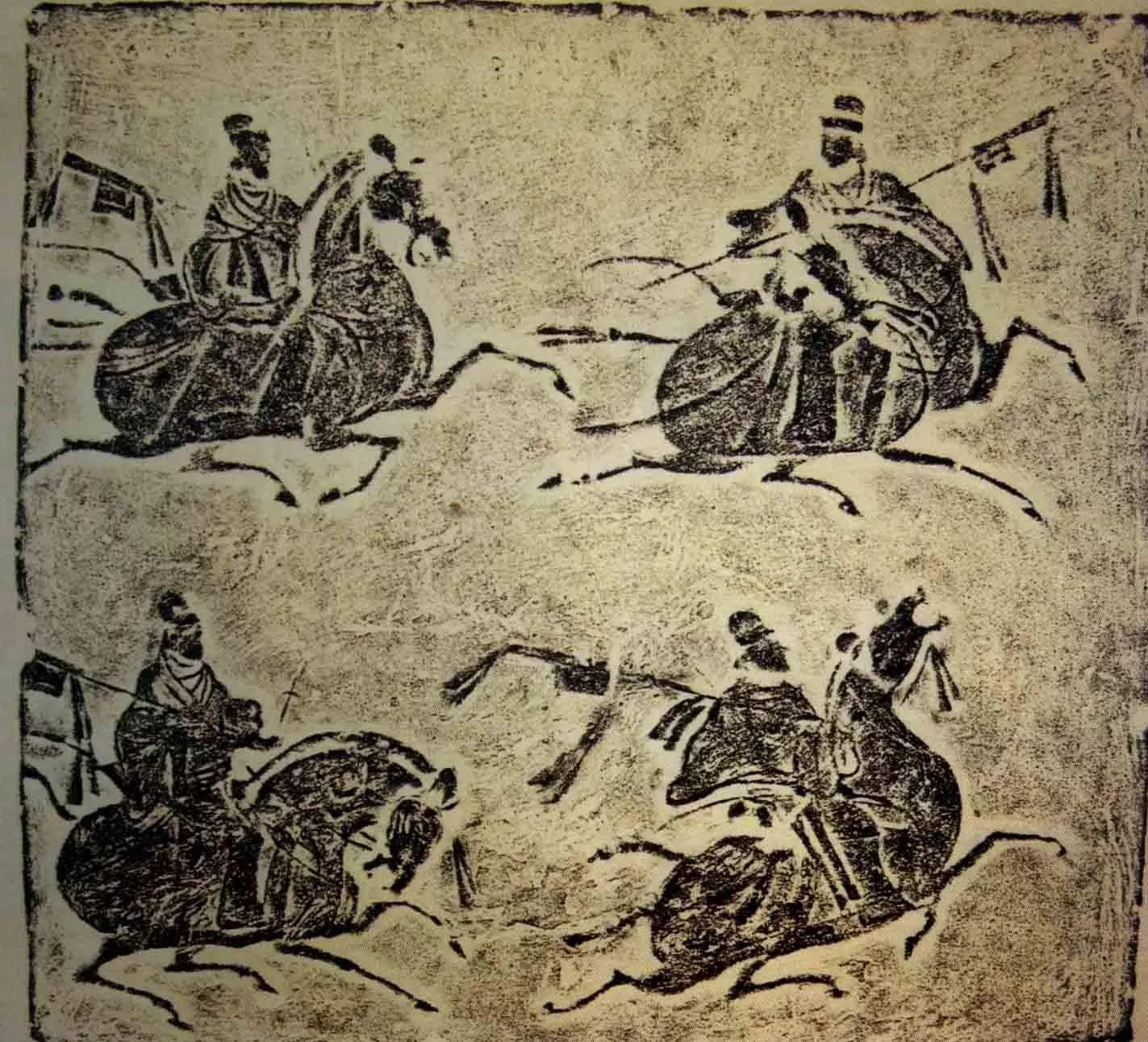 东汉画像石《牛耕图》320*681厘米东汉 夫妇餐饮图壁画,画像石,画像砖