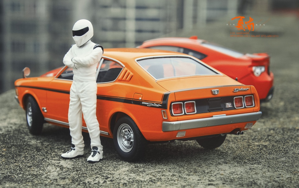 模玩秀：长谷川 1:24 三菱Colt Galant1971