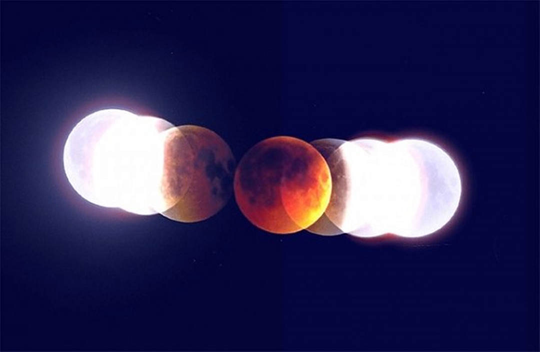 月亮变成红色！“超级血月”预示战争将降临地球？