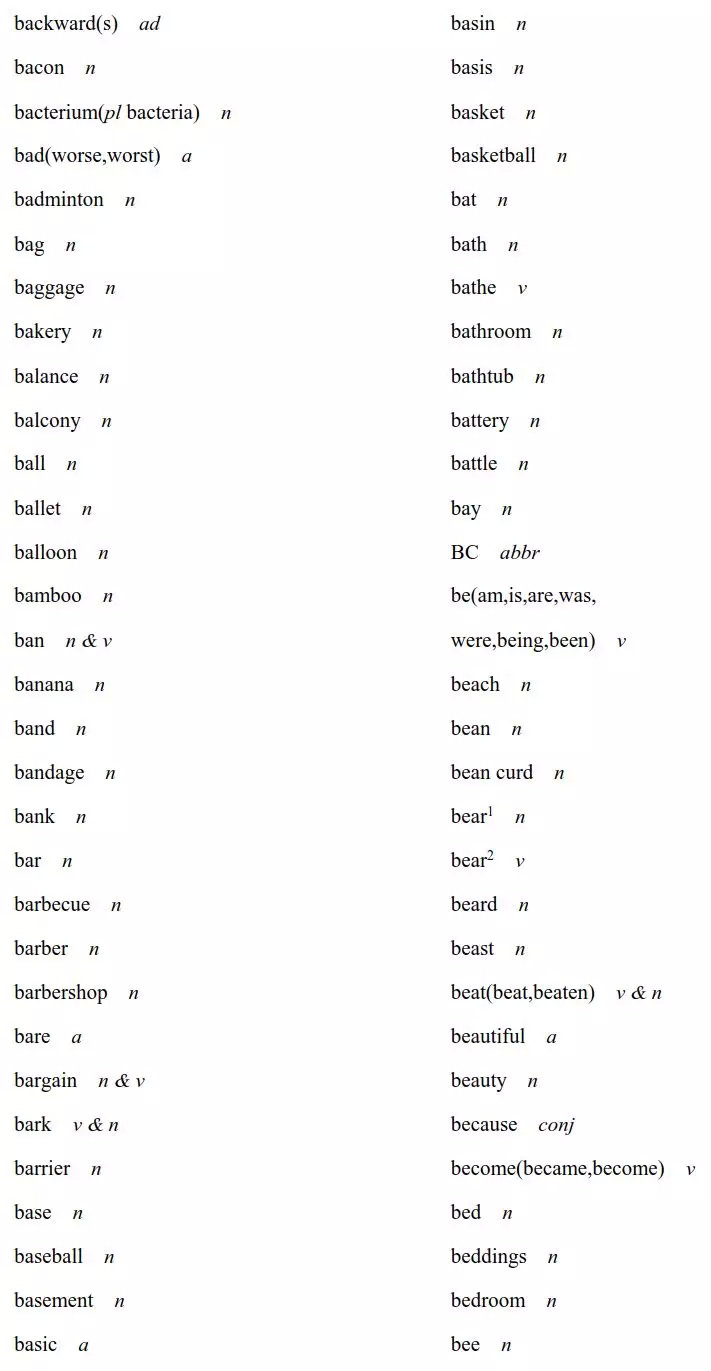 2020高考英语考试大纲正式发布！内附最新词汇表