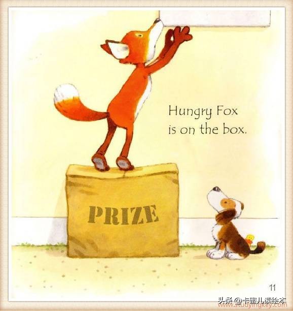 英文有声绘本故事《Fox on a box》箱子上的小狐狸