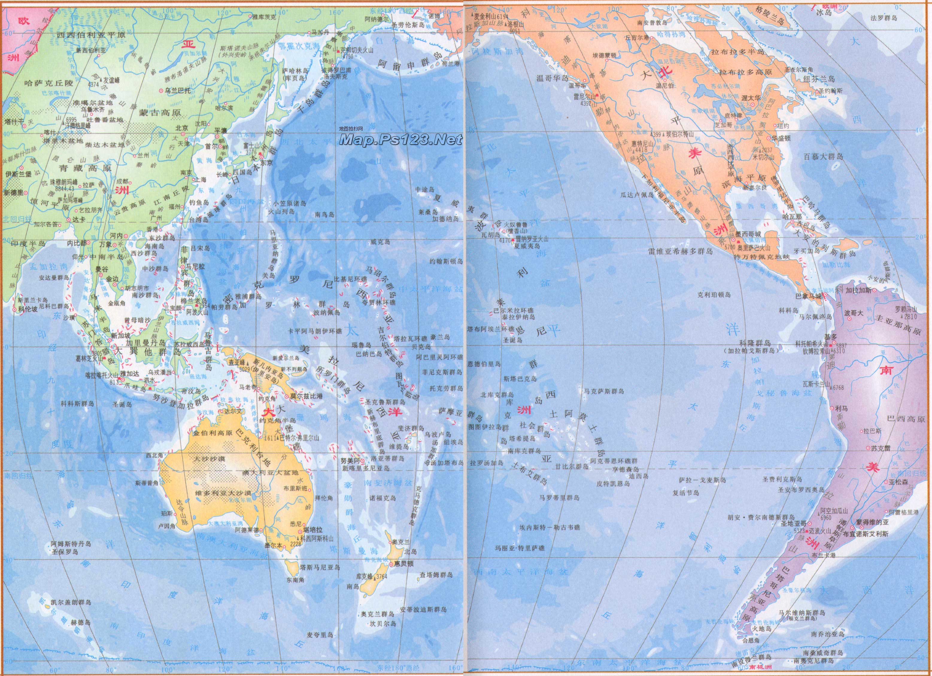 几大洲几大洋,几大洲几大洋是指哪些