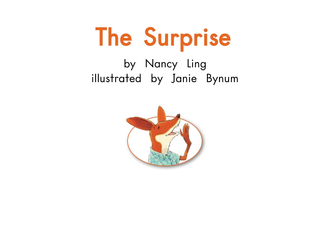 英语有声绘本阅读:《The Surprise》大熊给狐狸的惊喜