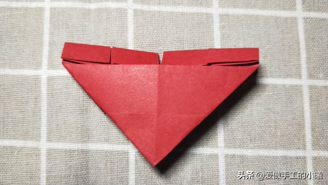 漂亮的双爱心书签，简单又别致，一张纸就完成
