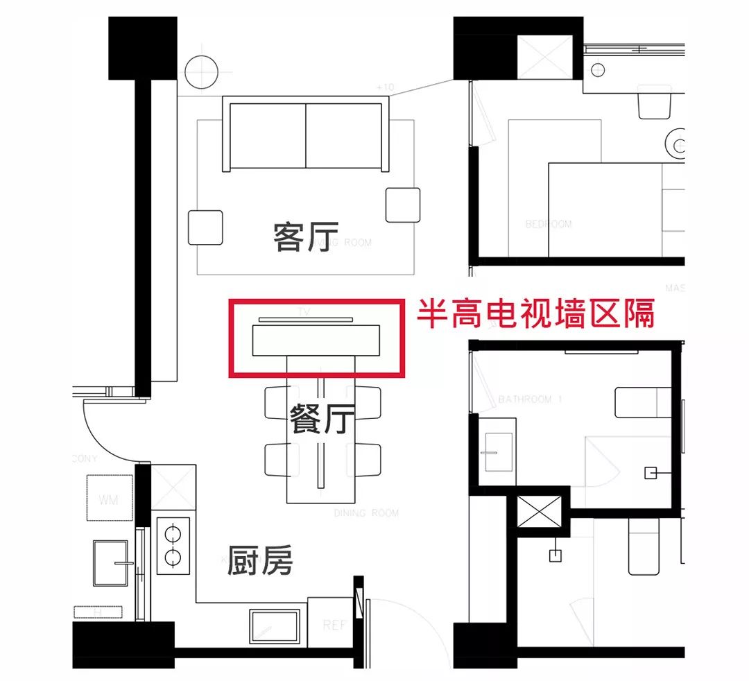 太舒适！86平米改造拆一室，还有衣帽间跟大浴缸