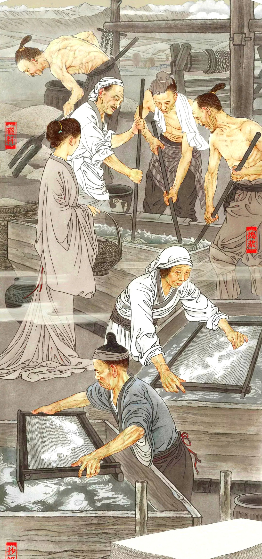 有造纸专家说:关键是看其纤维,如果是动物纤维就是丝织品,如果是植物