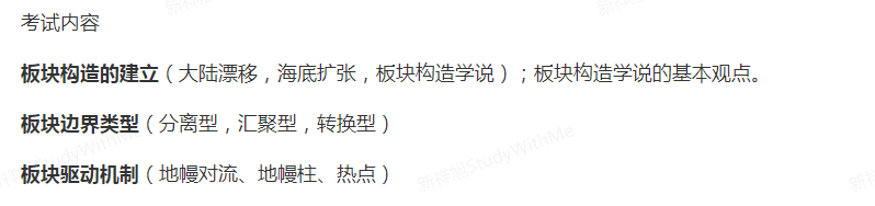 新祥旭：21年中国地质大学武汉850普通地质学考研题型、重点干货