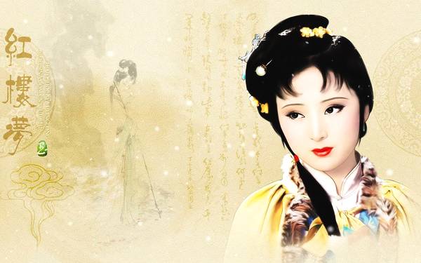 黛玉之美：水墨丹青绘不成，翩若惊鸿水中仙