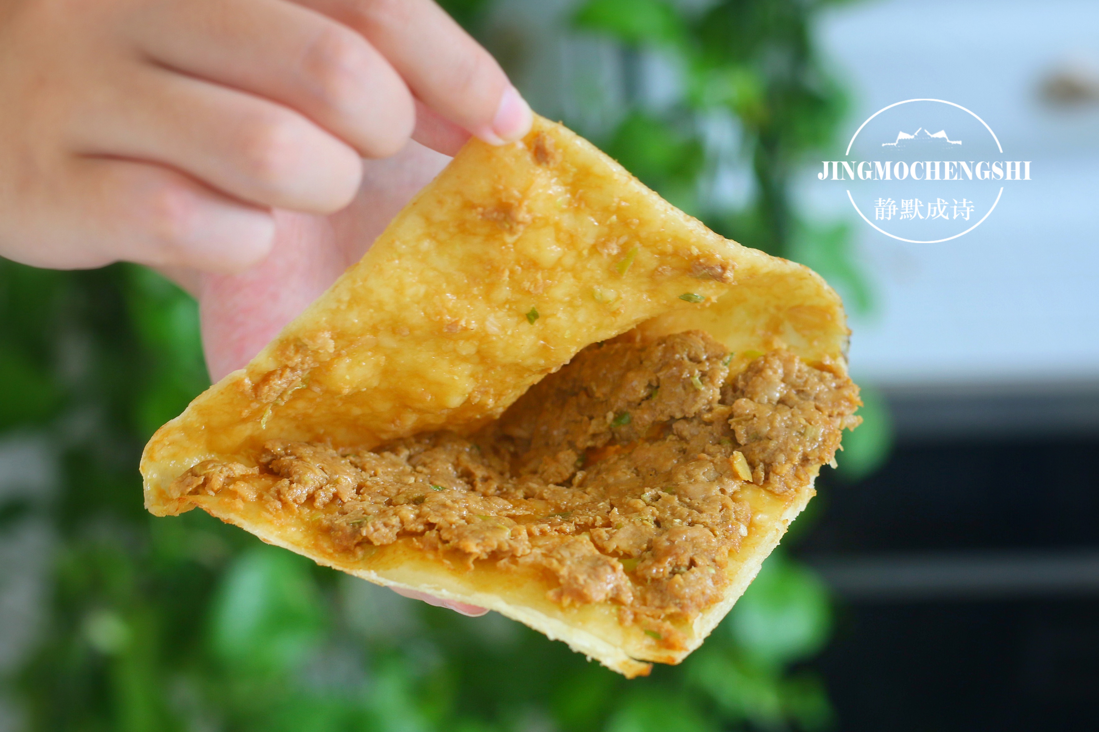 自己做肉饼，馅儿香皮软，真材实料，做法给你，学会再也不用买