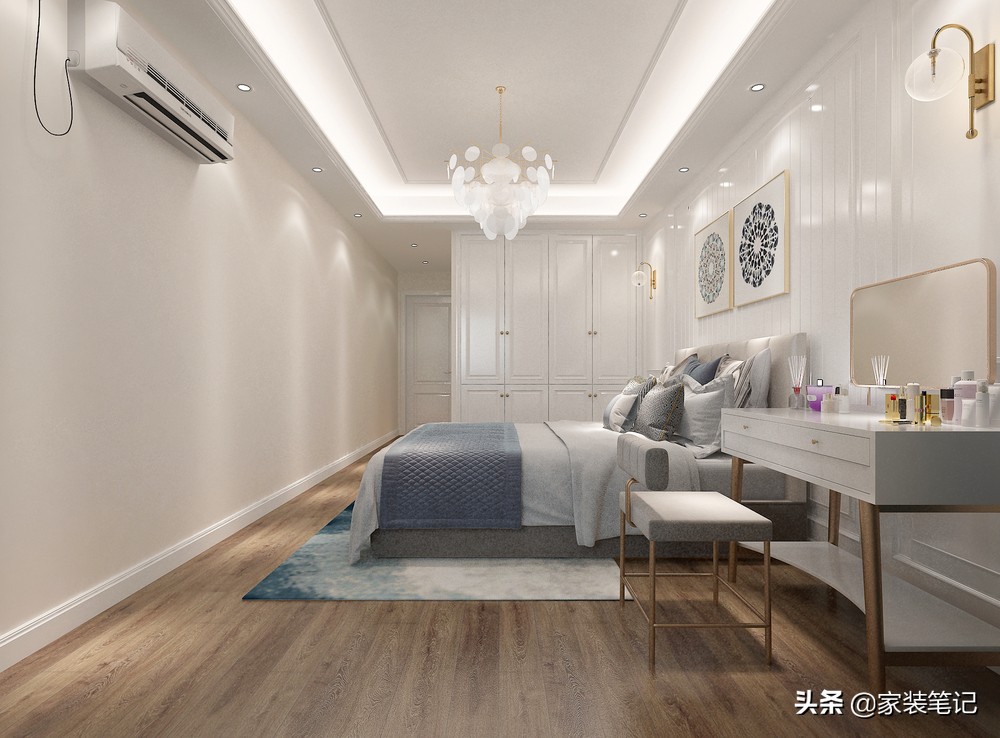 看了这套简约美式风格后，我发现简单才是最耐看的，值得装修学习