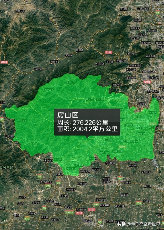 北京13个城区地图（北京市行政区划地图）