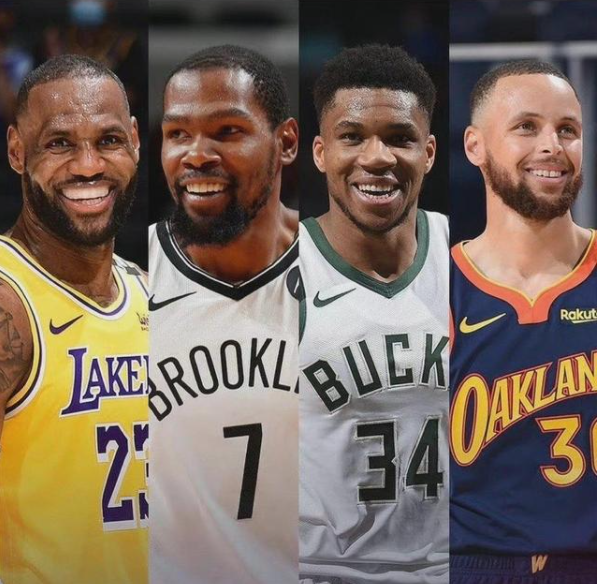 nba的巨星都有哪些(NBA新赛季30大球星出炉！杜兰特居首，字母哥力压詹皇，哈登仅第8)