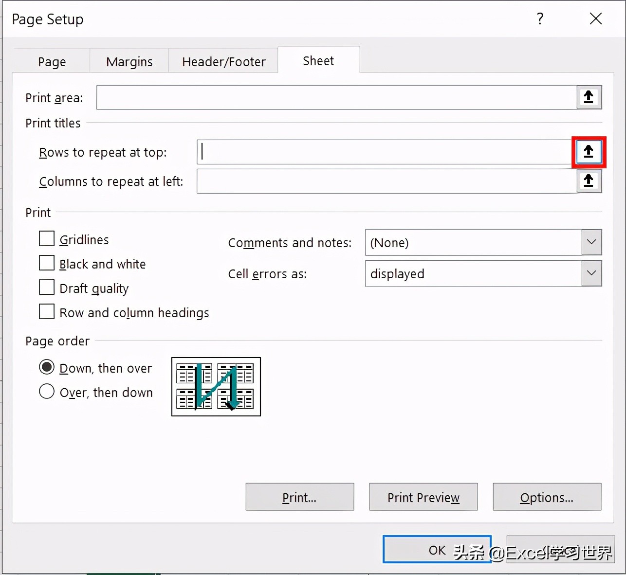 Excel 分类打印 – 按分类打印在单独的纸上