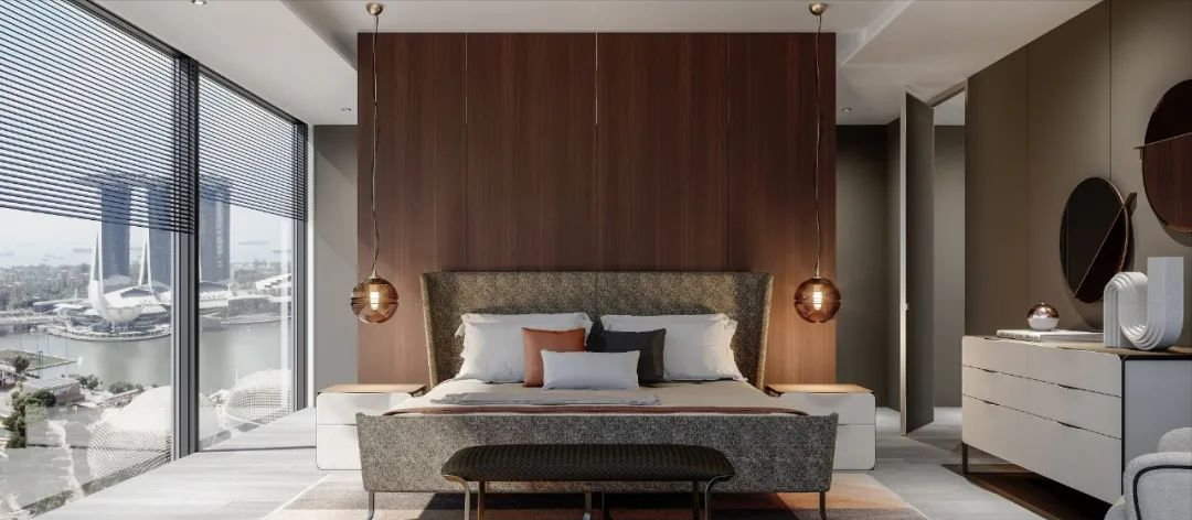 海湾边的顶层公寓，又潮又奢