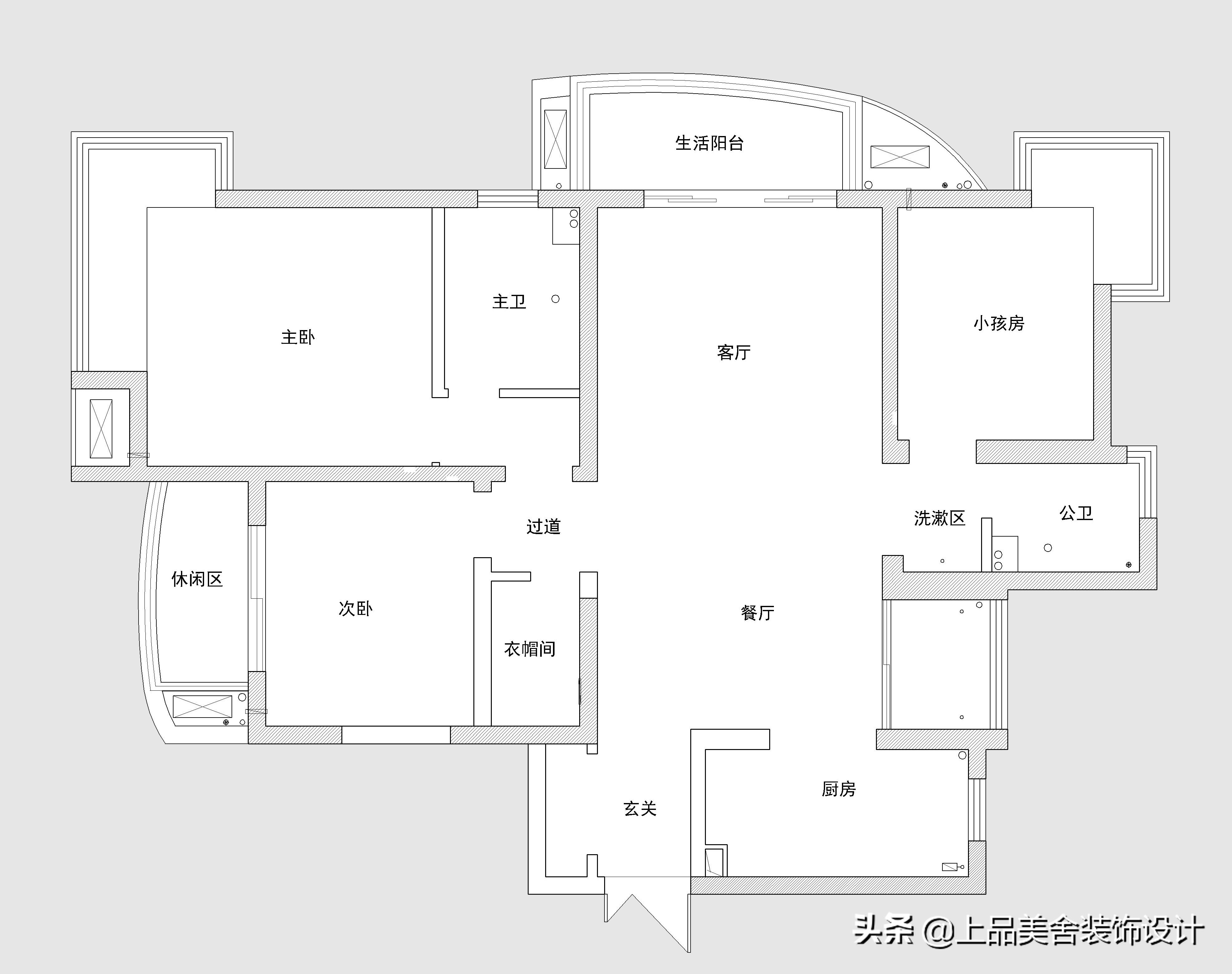 126㎡三房装中式，黑胡桃显中式清雅之美，仅玄关鞋柜就超实用