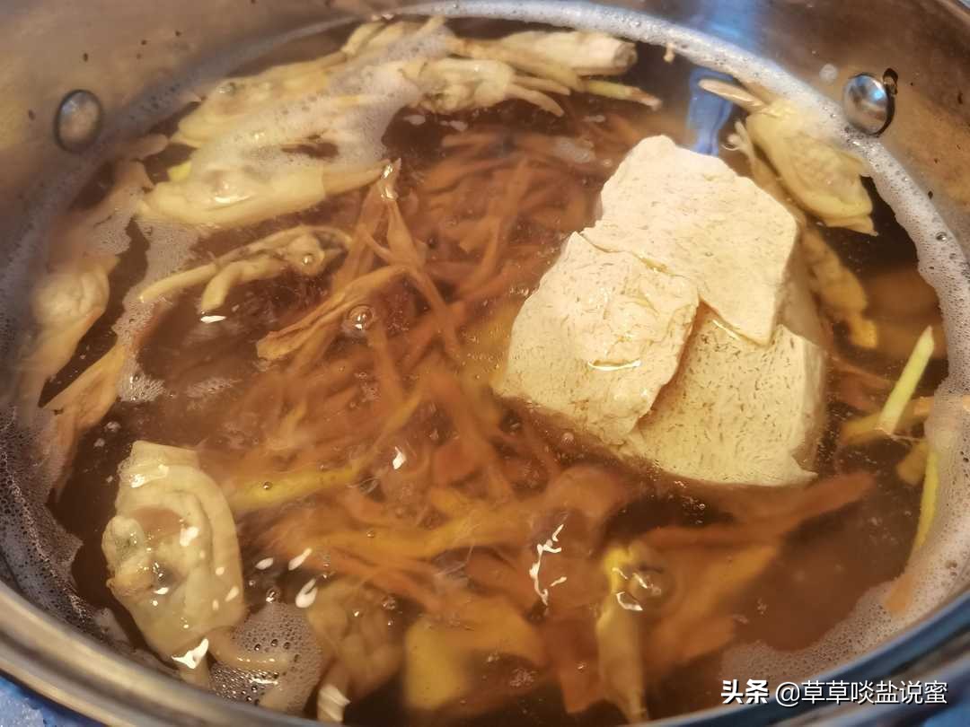 春日美味，蛏干竹笋冻豆腐，鲜美，清爽，滋补，不发胖
