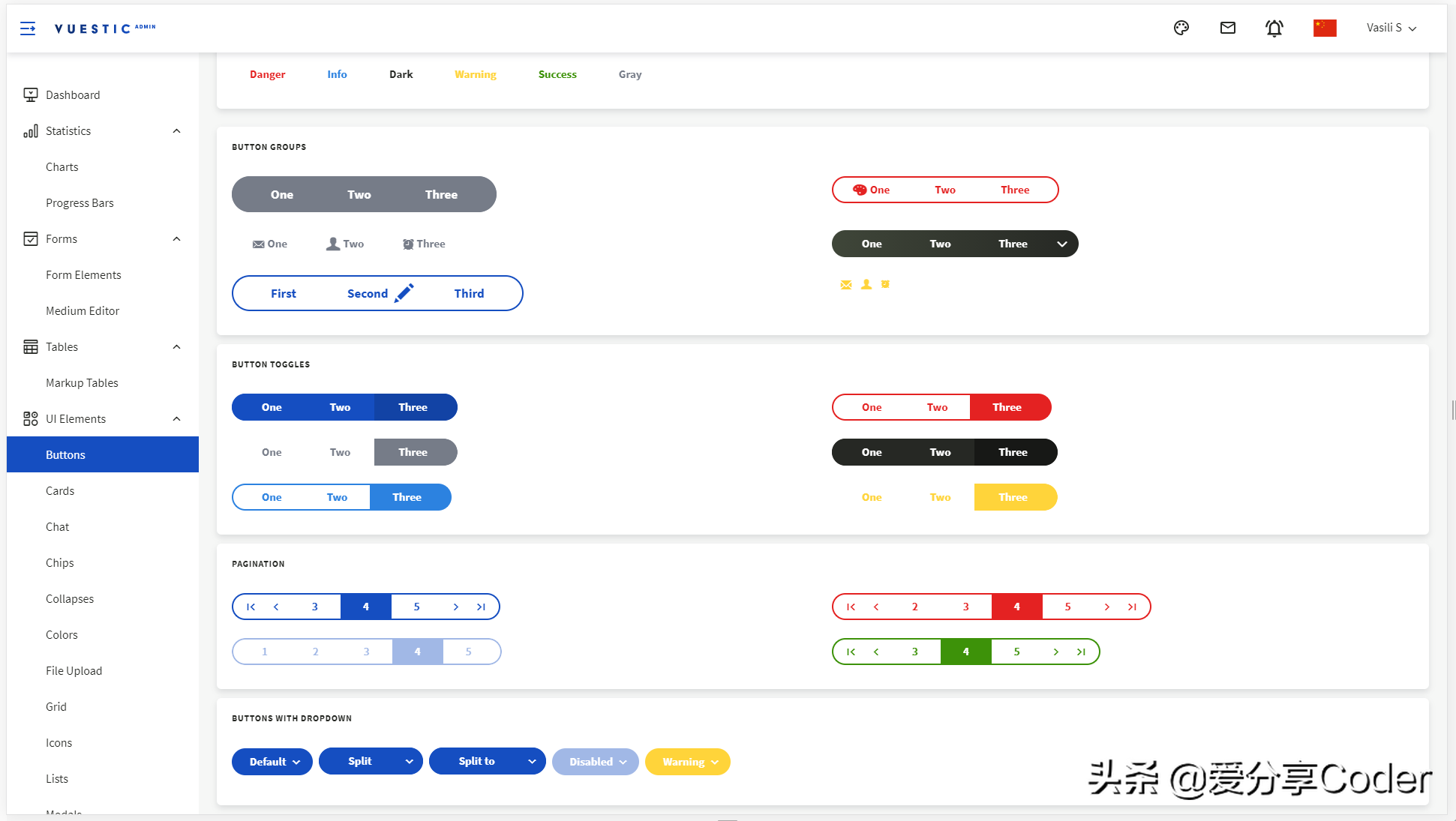 完美支持Vue3，一个自带管理模板的Vue3开源组件库——vuestic