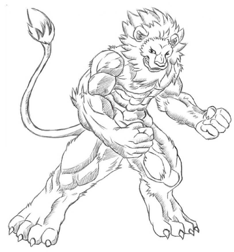 狮子动漫画法:艺术家们在画同时,赋予狮子"灵魂",原来是艺术