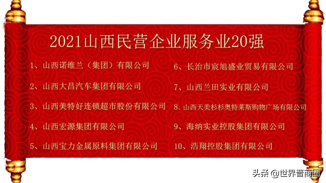 鹏飞集团成2021山西民营企业百强黑马,潞宝集团坐稳老三位置,