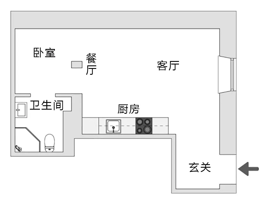 30㎡不到的小户型，老外设计也是可圈可点！收纳、家居功能太好