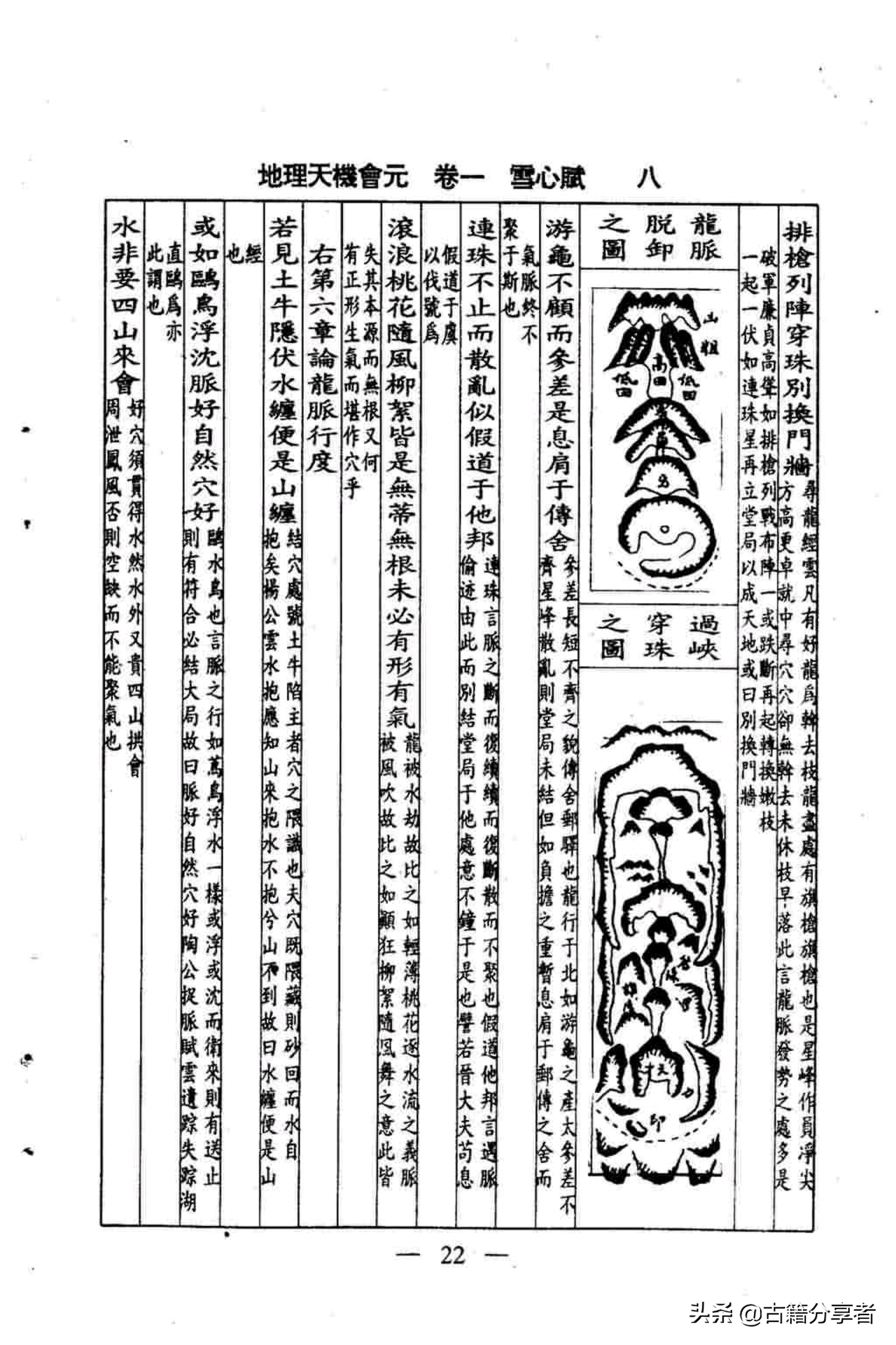 风水地理书（地理天机会元）雪心赋