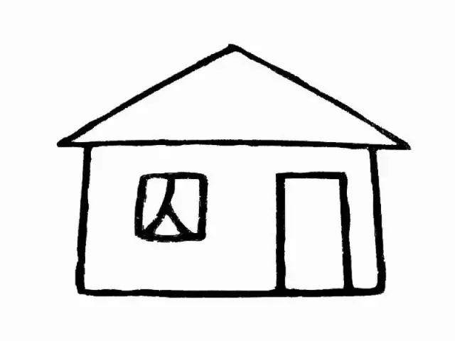 幼儿园房子简笔画系列，上色更漂亮，为孩子收藏！