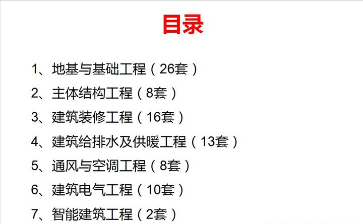 87套隐蔽工程验收记录填写模板，格式内容已备好，可修改套用