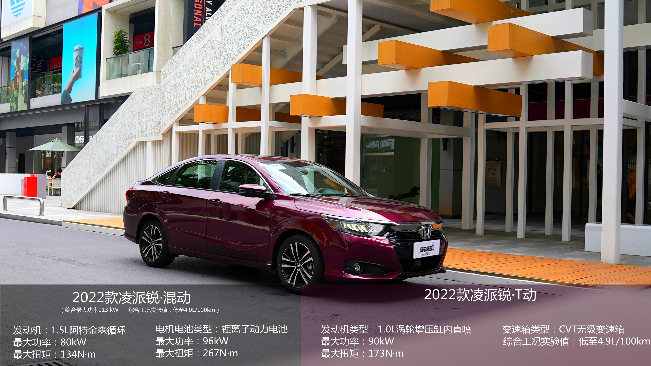 2022款雅阁+凌派燃油/混动版试驾！除了智能化升级，还有哪些亮点