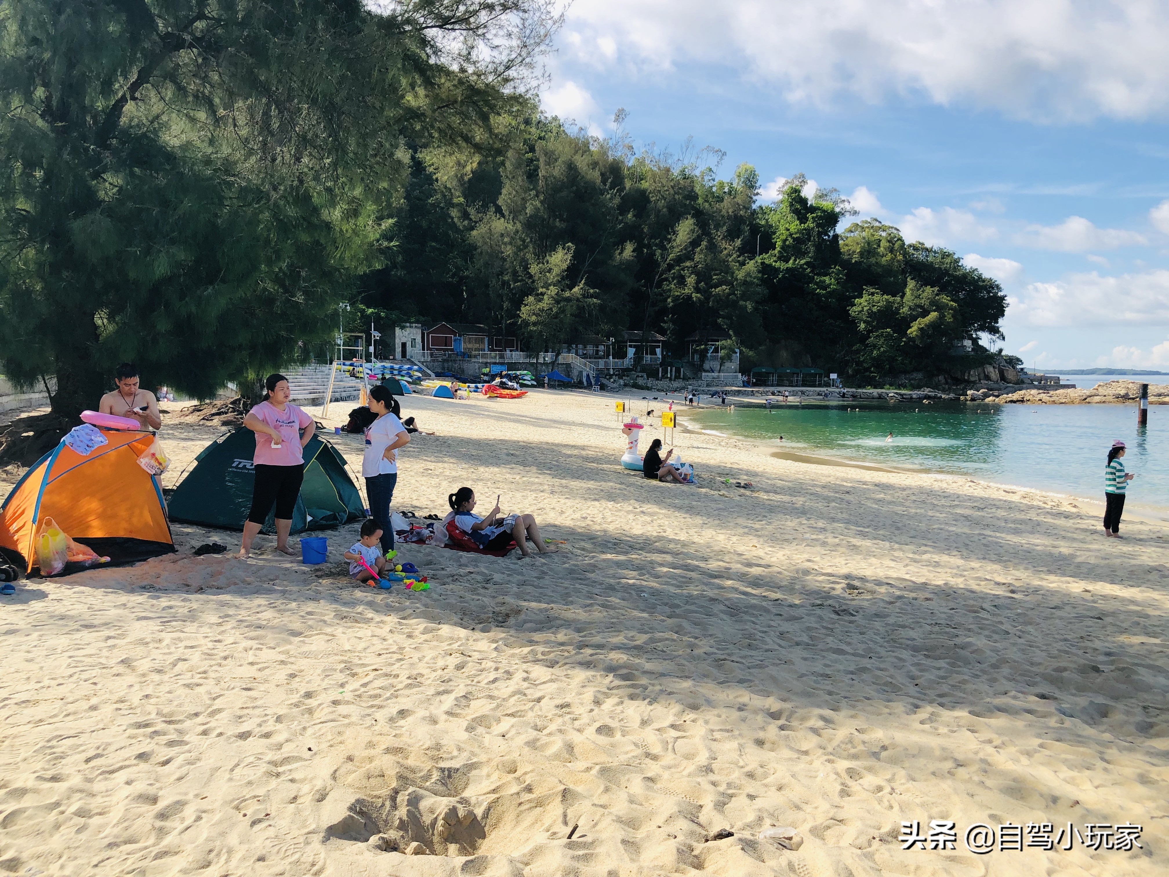 深圳有个“避暑”沙滩，人少干净又荫凉，知道的人不多，海钓很爽