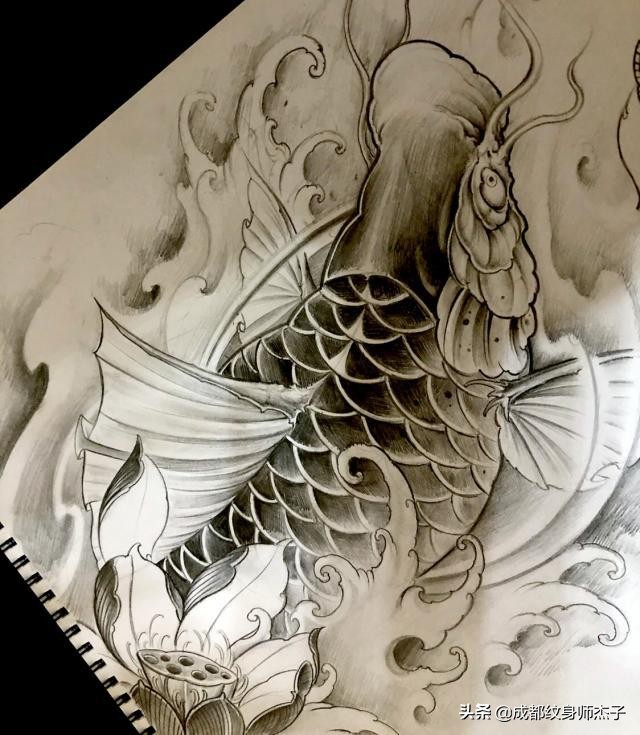 纹身的禁忌之鲤鱼纹身寓意和禁忌