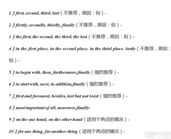 高中英语作文中，可以给你额外加分的必备句式