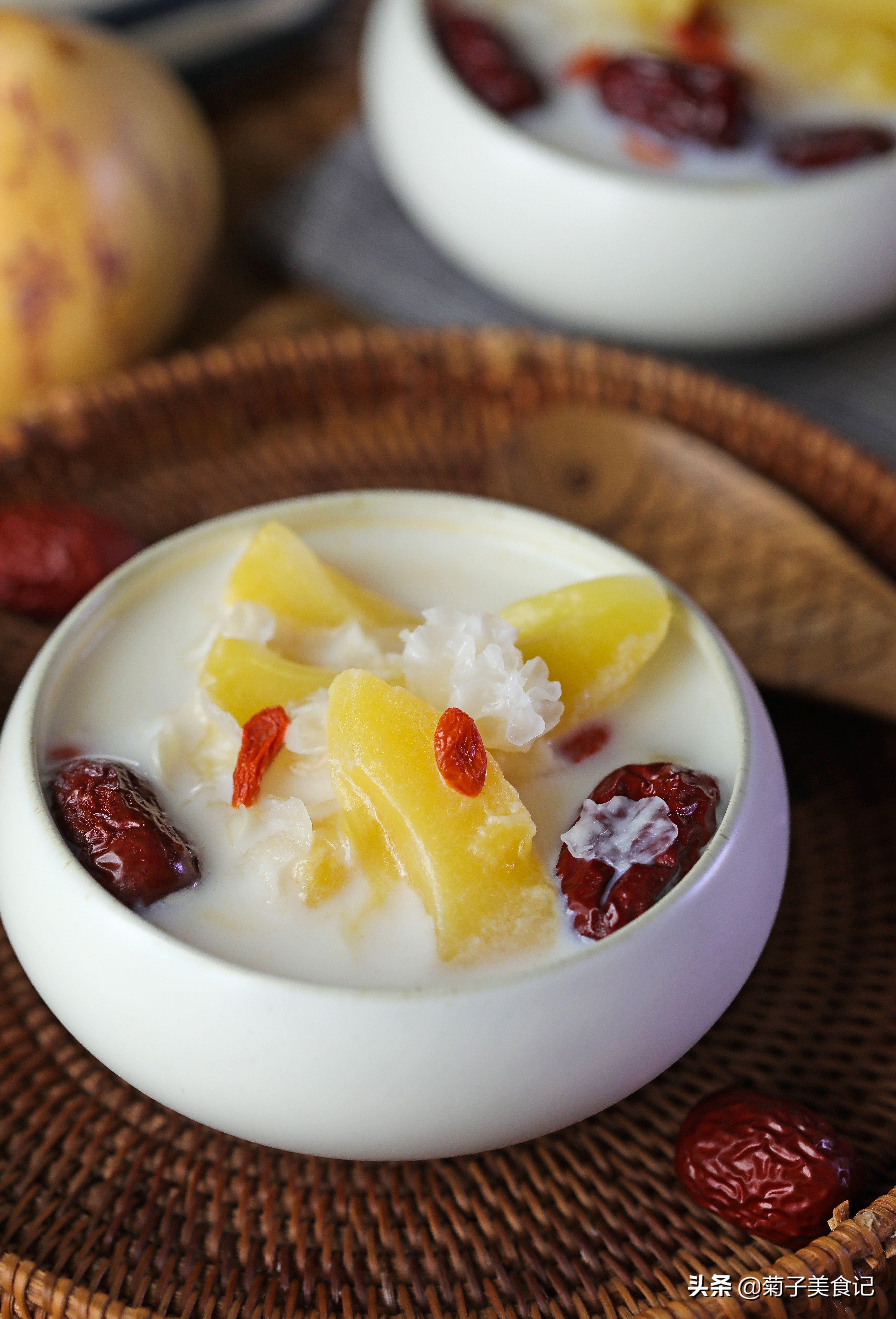 人参果应该怎么吃?菊子教你下午茶甜品的做法,春天的味道