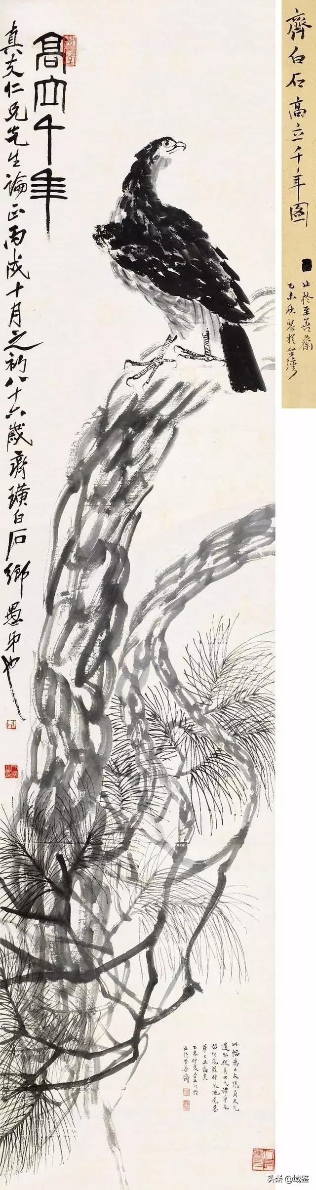 蒋介石属什么生肖(齐白石一生中最贵的画，送给蒋介石的这一幅价值四个多亿)