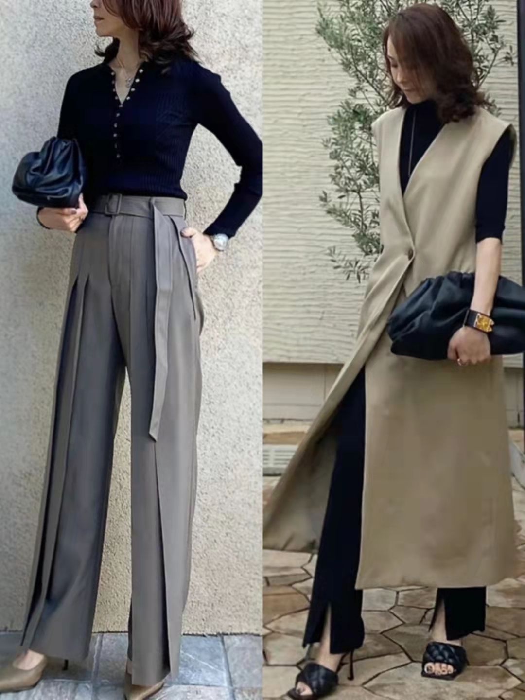 50岁后拒绝当老阿姨，秋季借鉴这组“熟龄”打扮，营造优雅女人味