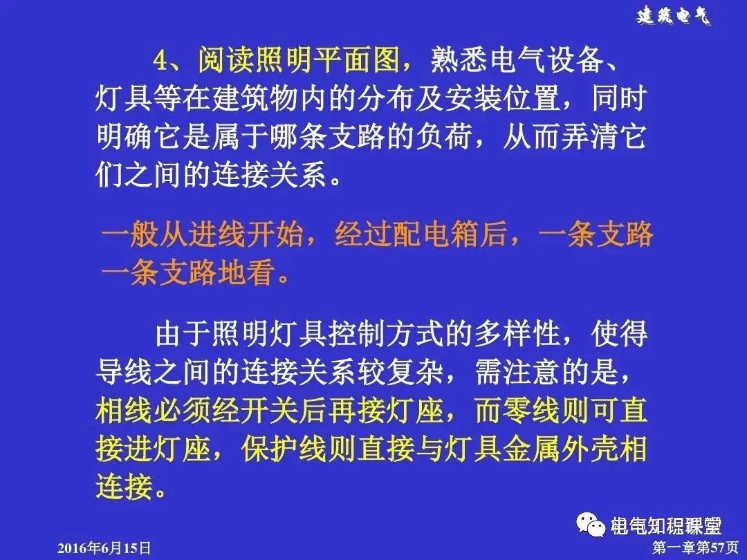 建筑强电和弱电的基础知识与识图（94页PPT详解）