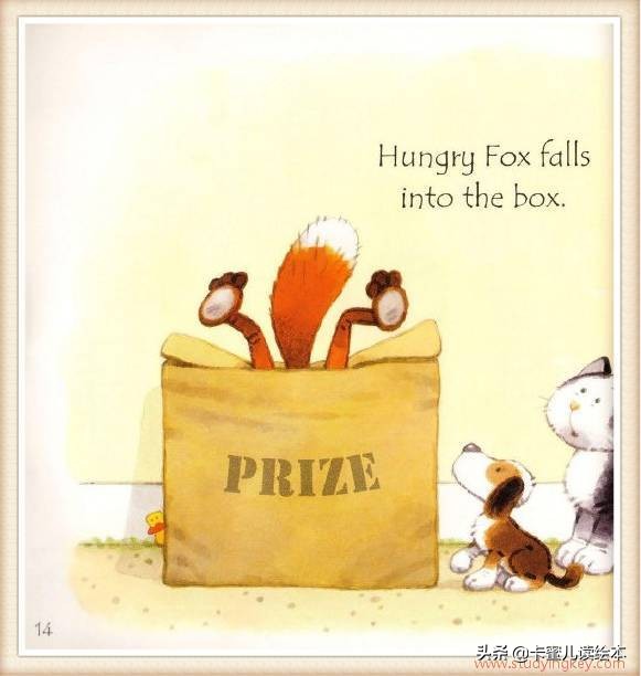 英文有声绘本故事《Fox on a box》箱子上的小狐狸
