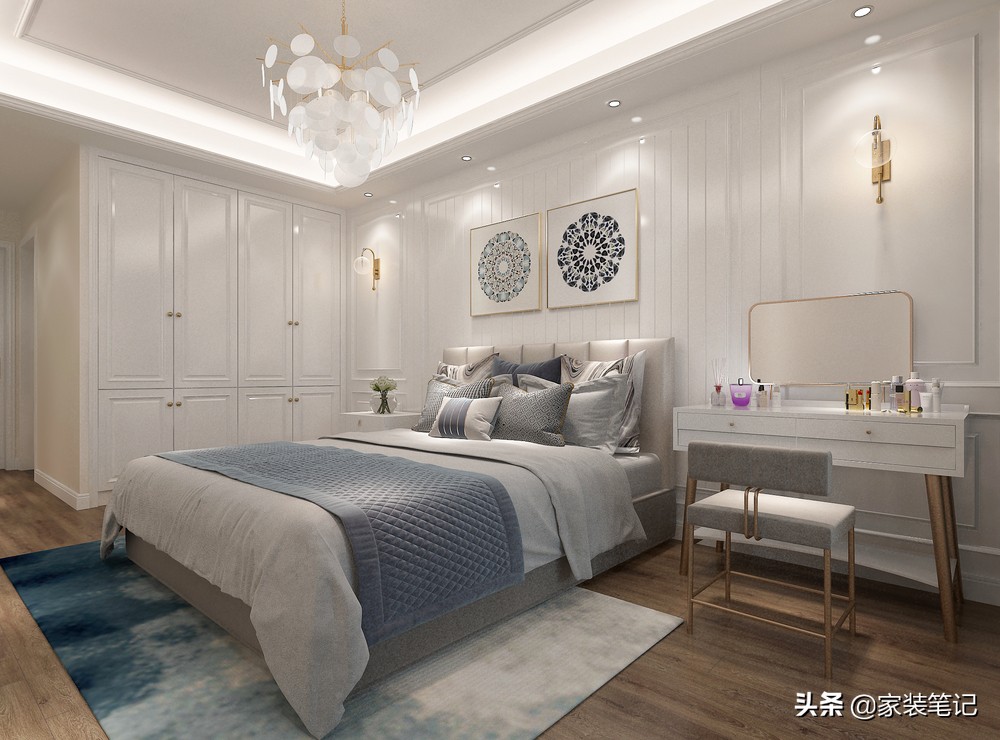 看了这套简约美式风格后，我发现简单才是最耐看的，值得装修学习