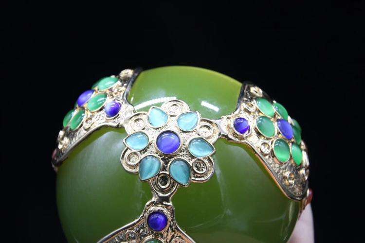 珍贵猫眼石(男人带多大珠子的手链好看)-老玛瑙