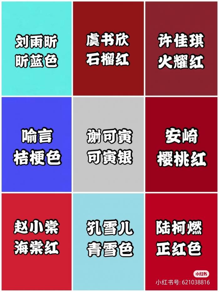 九人团「THE 9」各家粉丝昵称、应援色、应援口号,你的漂亮小姐姐